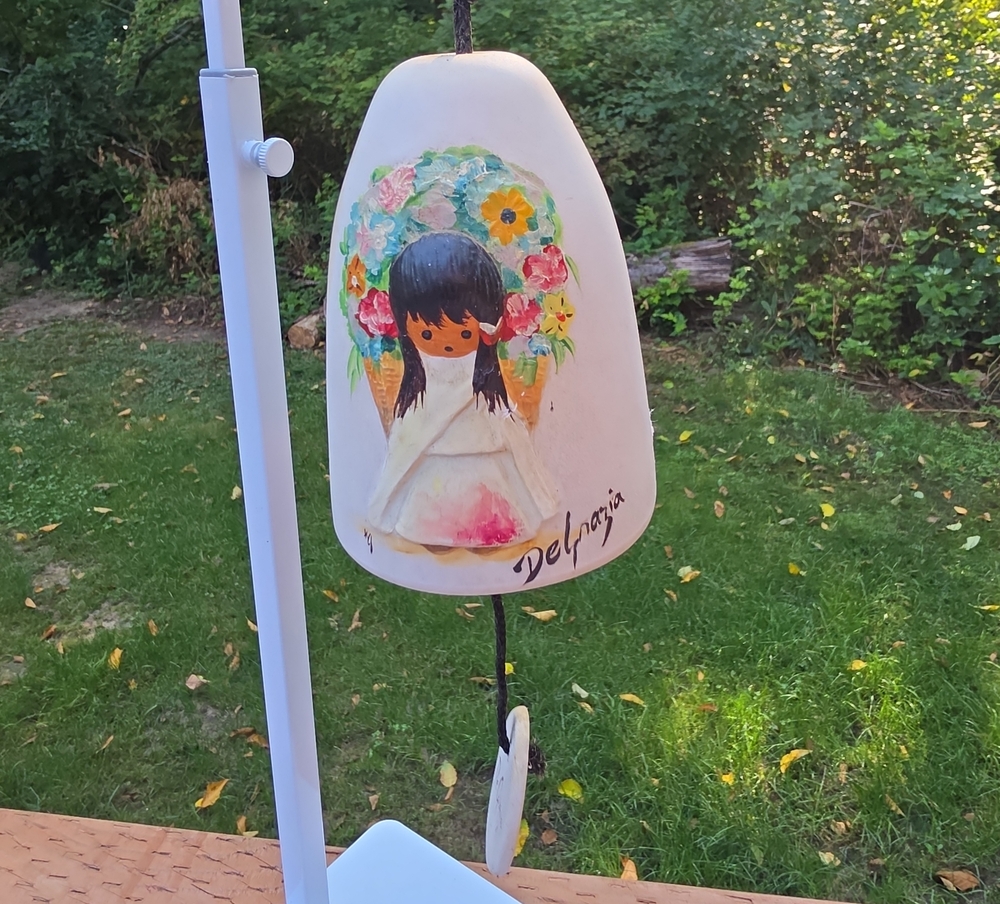 Ted DeGrazia 2002 Annual Collector Bell - Native Girl with Flowers - VTG